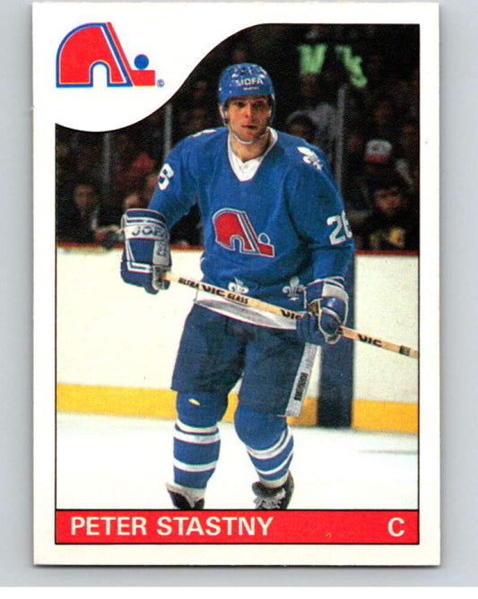 1985-86 O-Pee-Chee #31 Peter Stastny  Quebec Nordiques  V56404 Image 1