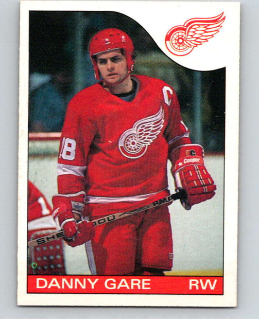 1985-86 O-Pee-Chee #37 Danny Gare  Detroit Red Wings  V56418 Image 1