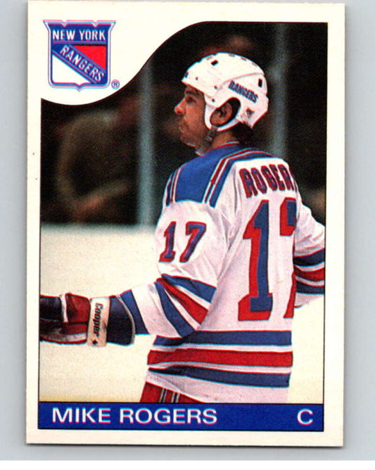 1985-86 O-Pee-Chee #39 Mike Rogers  New York Rangers  V56424 Image 1