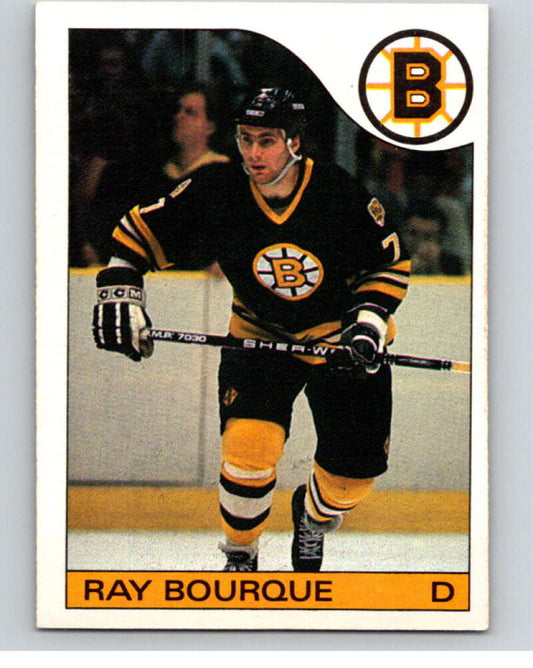 1985-86 O-Pee-Chee #40 Ray Bourque  Boston Bruins  V56426 Image 1