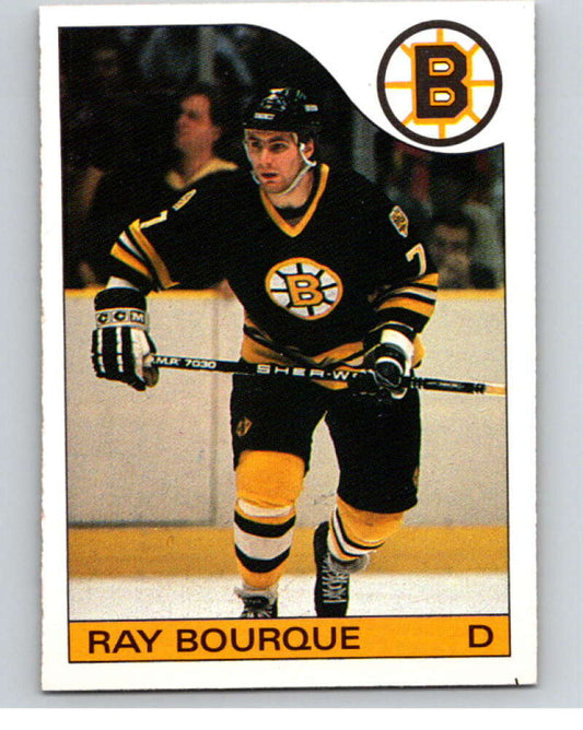 1985-86 O-Pee-Chee #40 Ray Bourque  Boston Bruins  V56427 Image 1