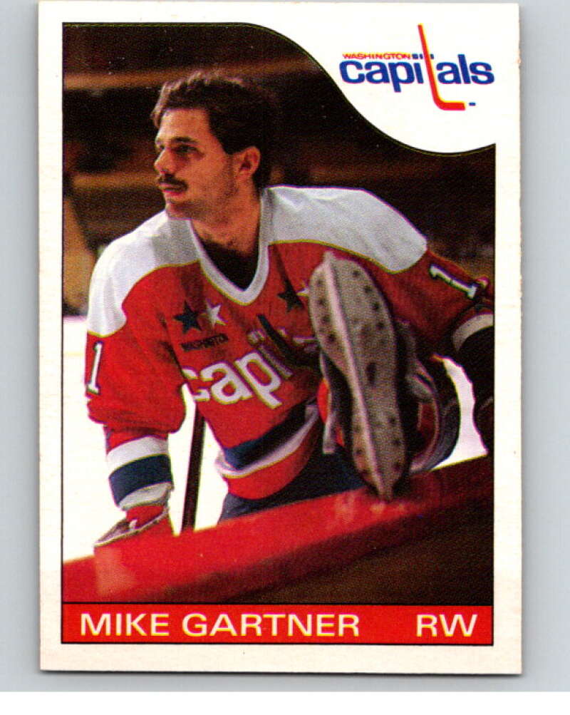 1985-86 O-Pee-Chee #46 Mike Gartner  Washington Capitals  V56439 Image 1