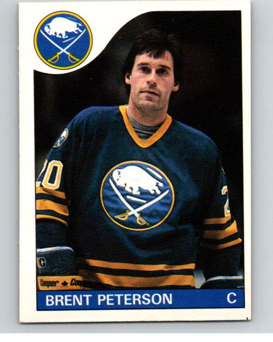 1985-86 O-Pee-Chee #47 Brent Peterson  Buffalo Sabres  V56441 Image 1