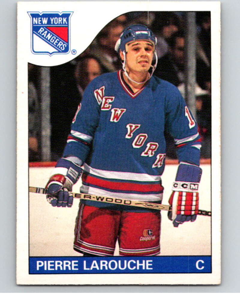 1985-86 O-Pee-Chee #54 Pierre Larouche  New York Rangers  V56455 Image 1