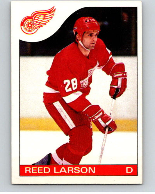 1985-86 O-Pee-Chee #55 Reed Larson  Detroit Red Wings  V56456 Image 1