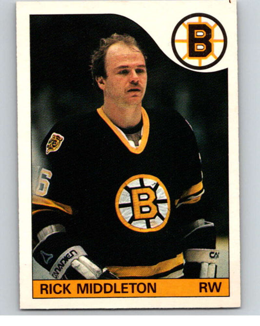1985-86 O-Pee-Chee #64 Rick Middleton  Boston Bruins  V56473 Image 1