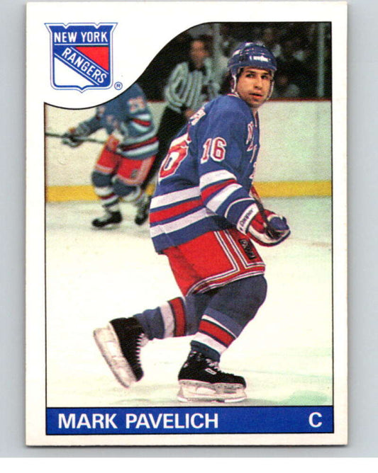 1985-86 O-Pee-Chee #69 Mark Pavelich  New York Rangers  V56482 Image 1