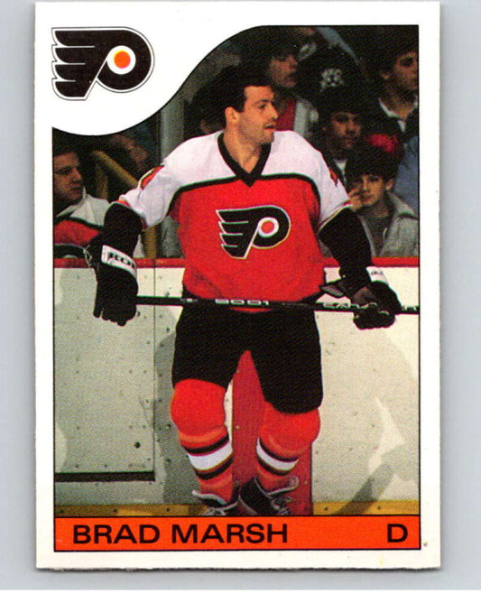 1985-86 O-Pee-Chee #72 Brad Marsh  Philadelphia Flyers  V56487 Image 1
