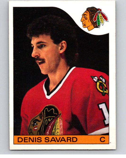 1985-86 O-Pee-Chee #73 Denis Savard  Chicago Blackhawks  V56490 Image 1
