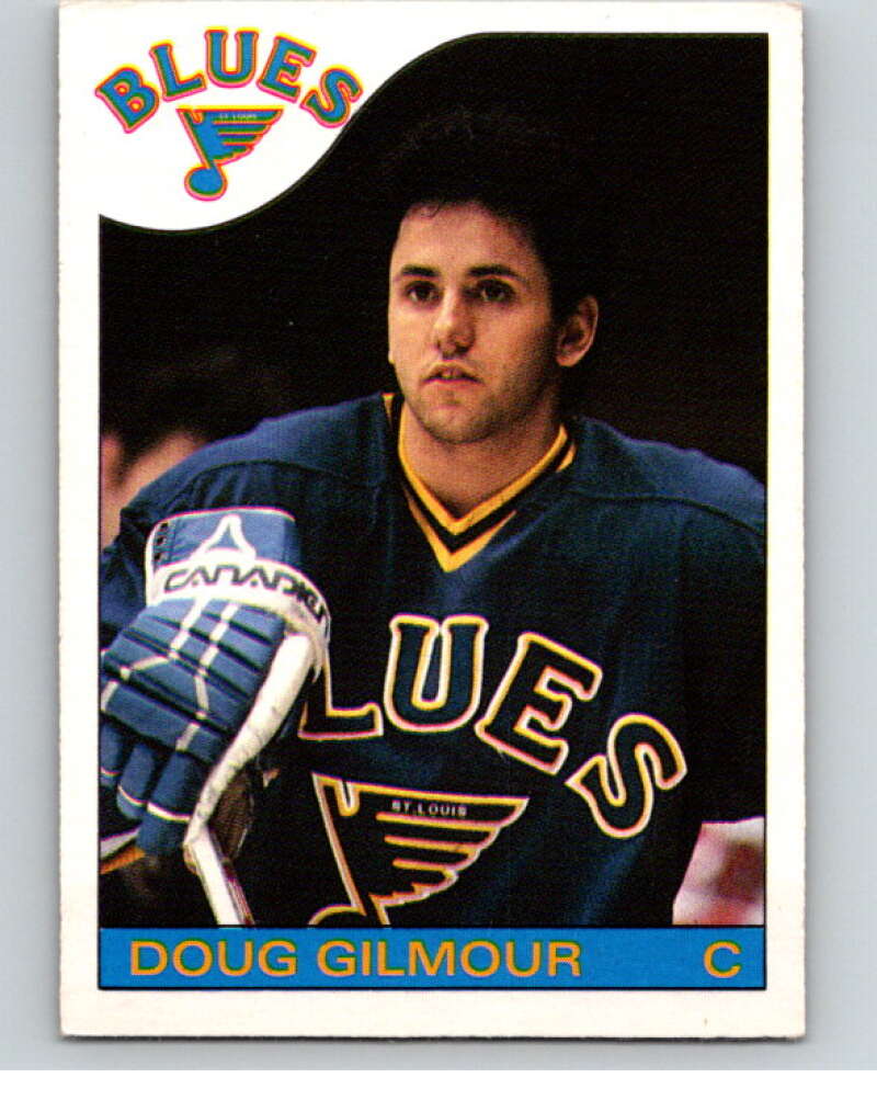 1985-86 O-Pee-Chee #76 Doug Gilmour  St. Louis Blues  V56501 Image 1