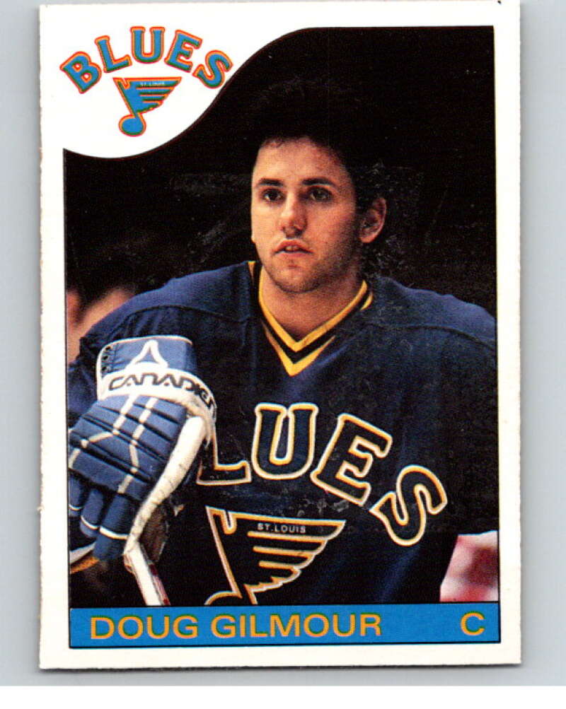 1985-86 O-Pee-Chee #76 Doug Gilmour  St. Louis Blues  V56502 Image 1