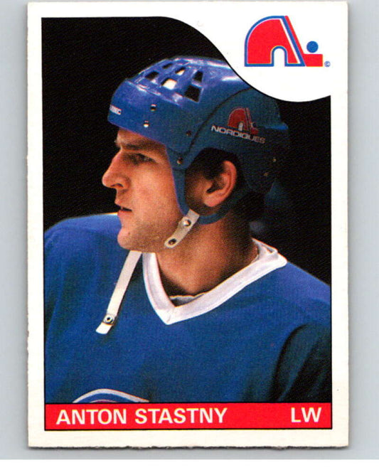 1985-86 O-Pee-Chee #78 Anton Stastny  Quebec Nordiques  V56507 Image 1