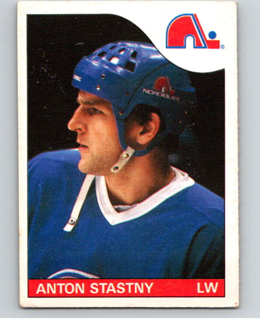 1985-86 O-Pee-Chee #78 Anton Stastny  Quebec Nordiques  V56508 Image 1