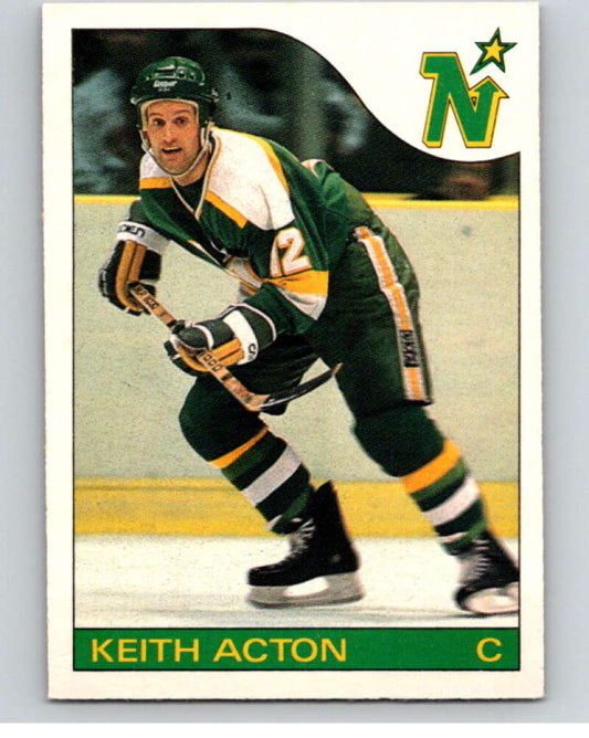 1985-86 O-Pee-Chee #82 Keith Acton  Minnesota North Stars  V56519 Image 1