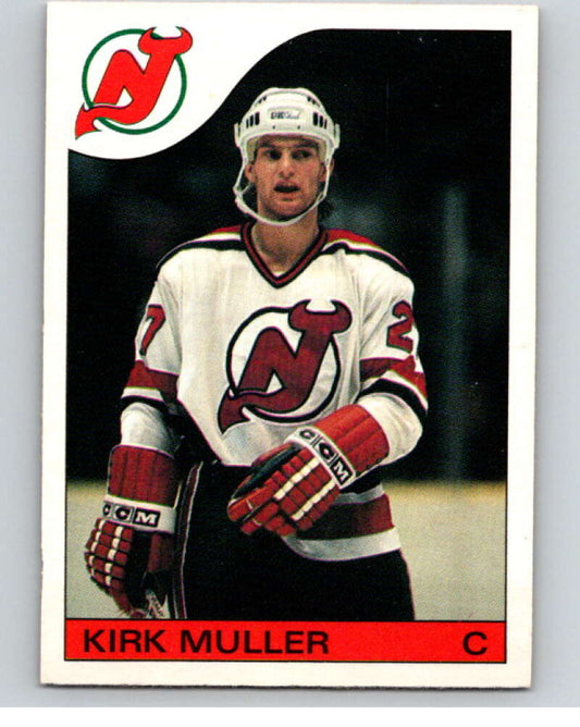 1985-86 O-Pee-Chee #84 Kirk Muller  RC Rookie New Jersey Devils  V56523 Image 1