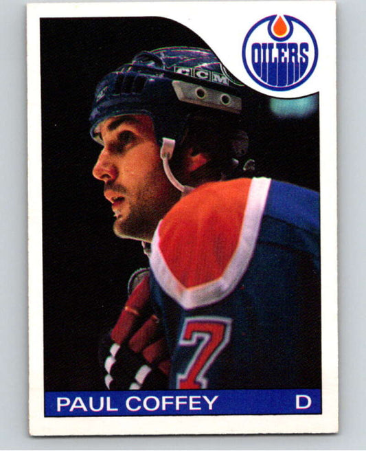1985-86 O-Pee-Chee #85 Paul Coffey  Edmonton Oilers  V56524 Image 1