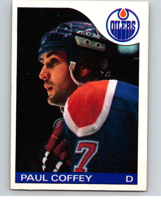 1985-86 O-Pee-Chee #85 Paul Coffey  Edmonton Oilers  V56525 Image 1