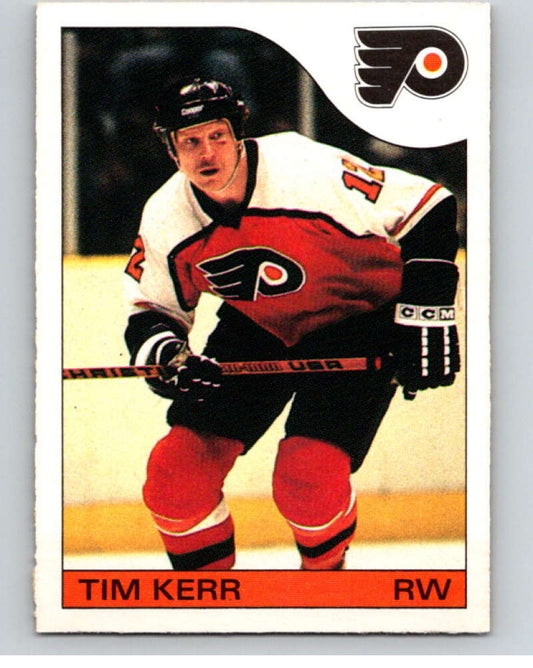 1985-86 O-Pee-Chee #91 Tim Kerr  Philadelphia Flyers  V56538 Image 1