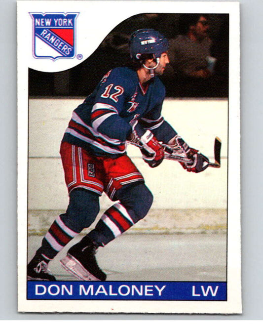 1985-86 O-Pee-Chee #94 Don Maloney  New York Rangers  V56545 Image 1