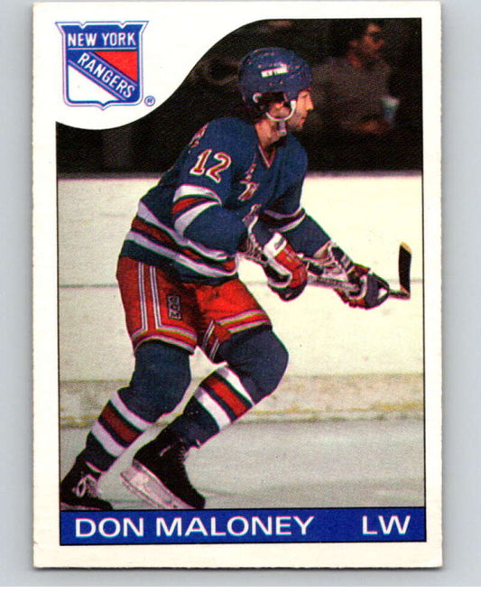 1985-86 O-Pee-Chee #94 Don Maloney  New York Rangers  V56546 Image 1