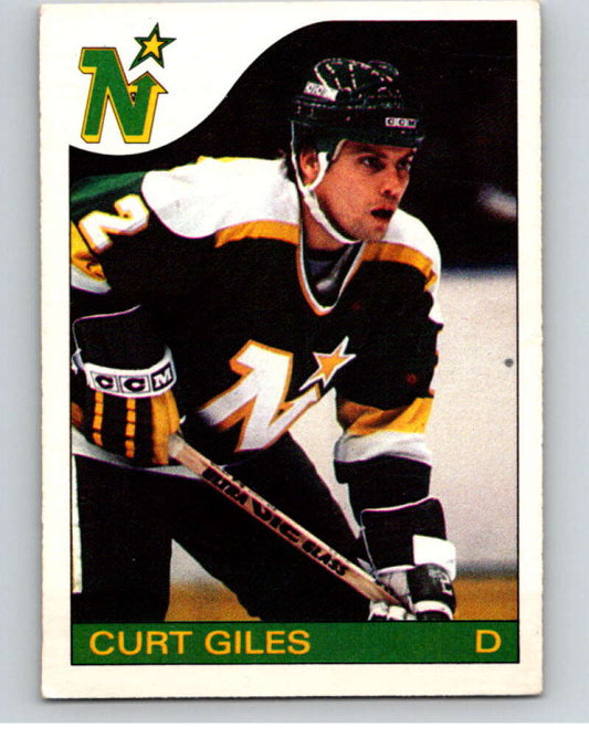 1985-86 O-Pee-Chee #96 Curt Giles  Minnesota North Stars  V56548 Image 1