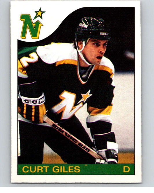 1985-86 O-Pee-Chee #96 Curt Giles  Minnesota North Stars  V56550 Image 1