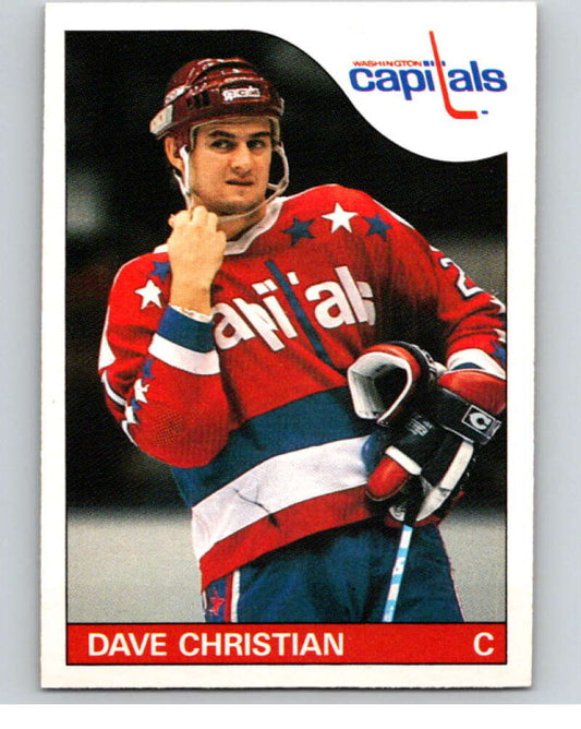 1985-86 O-Pee-Chee #99 Dave Christian  Washington Capitals  V56555 Image 1