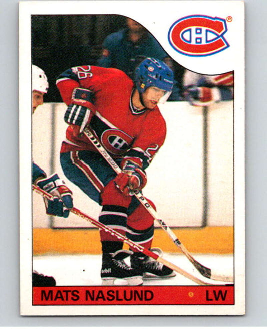 1985-86 O-Pee-Chee #102 Mats Naslund  Montreal Canadiens  V56562 Image 1