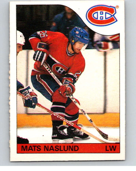 1985-86 O-Pee-Chee #102 Mats Naslund  Montreal Canadiens  V56563 Image 1