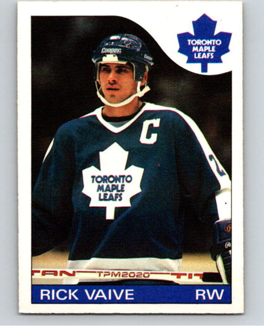 1985-86 O-Pee-Chee #106 Rick Vaive  Toronto Maple Leafs  V56574 Image 1