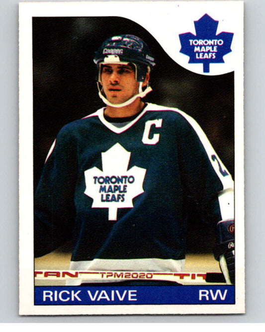 1985-86 O-Pee-Chee #106 Rick Vaive  Toronto Maple Leafs  V56575 Image 1