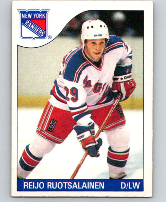 1985-86 O-Pee-Chee #112 Reijo Ruotsalainen  New York Rangers  V56594 Image 1