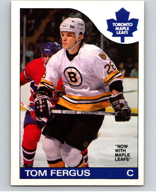 1985-86 O-Pee-Chee #113 Tom Fergus  Toronto Maple Leafs  V56595 Image 1