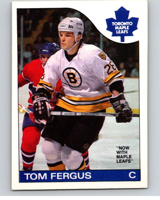 1985-86 O-Pee-Chee #113 Tom Fergus  Toronto Maple Leafs  V56596 Image 1