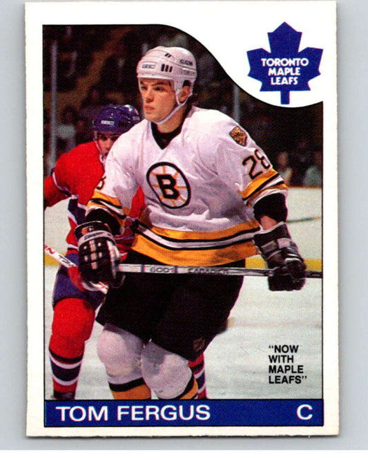 1985-86 O-Pee-Chee #113 Tom Fergus  Toronto Maple Leafs  V56597 Image 1