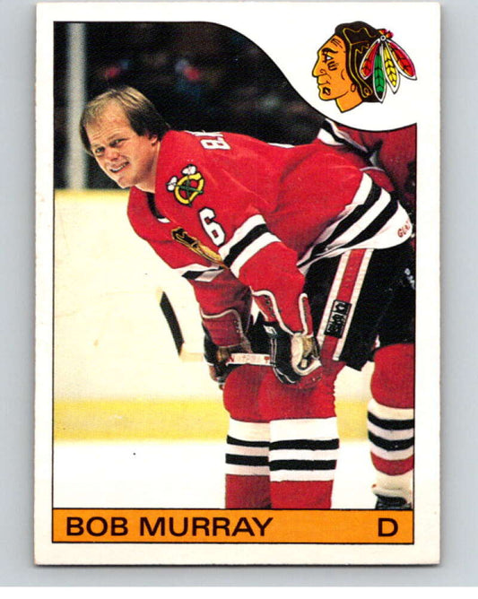 1985-86 O-Pee-Chee #114 Bob Murray  Chicago Blackhawks  V56598 Image 1