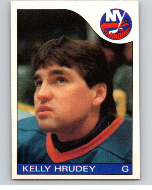 1985-86 O-Pee-Chee #122 Kelly Hrudey  RC Rookie New York Islanders  V56618 Image 1