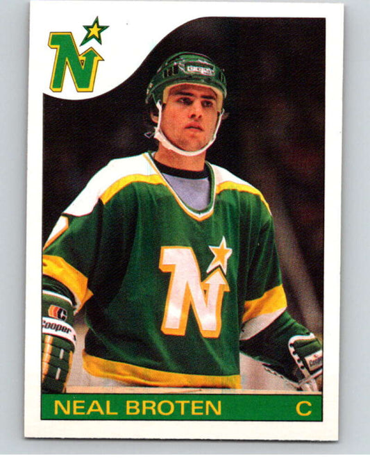 1985-86 O-Pee-Chee #124 Neal Broten  Minnesota North Stars  V56623 Image 1