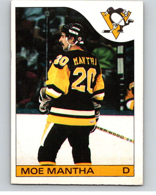 1985-86 O-Pee-Chee #125 Moe Mantha  Pittsburgh Penguins  V56626 Image 1