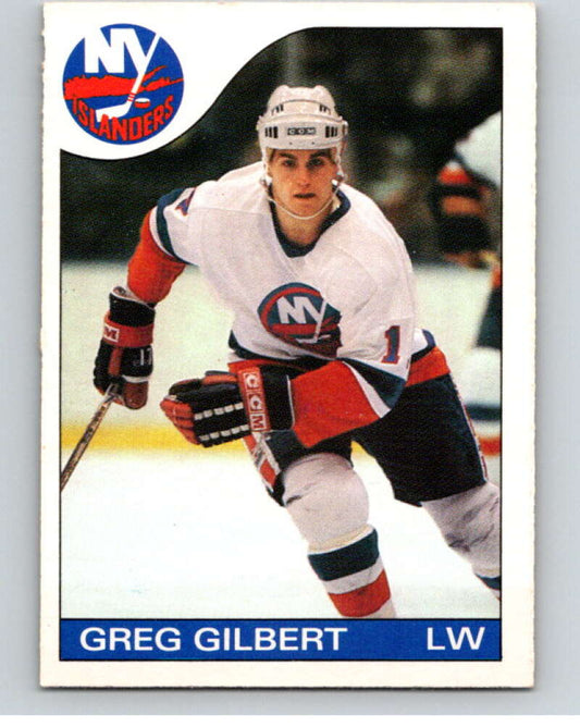1985-86 O-Pee-Chee #126 Greg Gilbert  New York Islanders  V56628 Image 1
