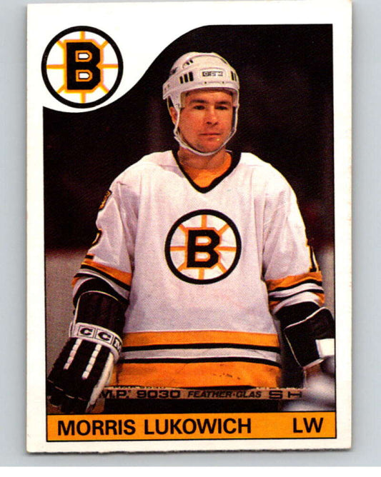 1985-86 O-Pee-Chee #129 Morris Lukowich  Boston Bruins  V56631 Image 1