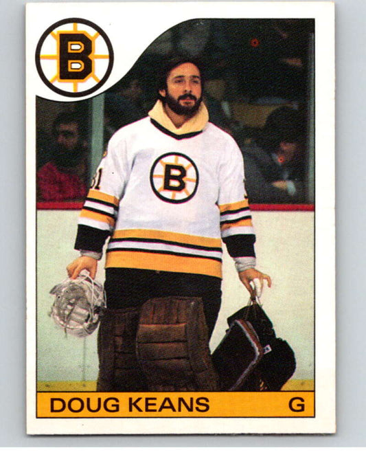 1985-86 O-Pee-Chee #133 Doug Keans  Boston Bruins  V56640 Image 1