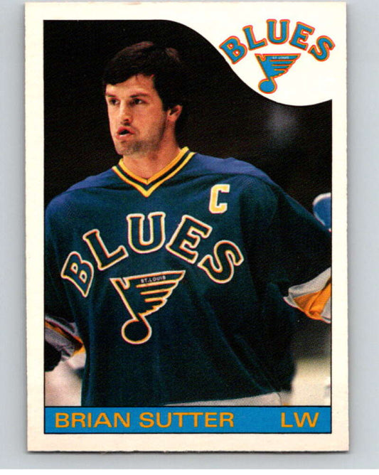 1985-86 O-Pee-Chee #135 Brian Sutter  St. Louis Blues  V56645 Image 1