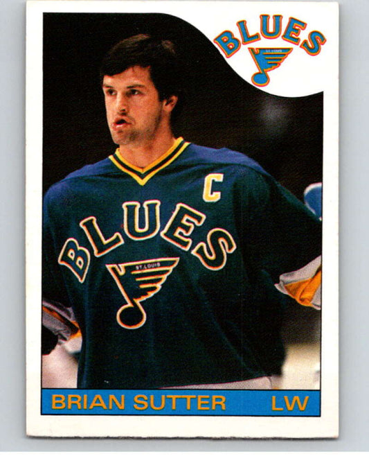 1985-86 O-Pee-Chee #135 Brian Sutter  St. Louis Blues  V56646 Image 1
