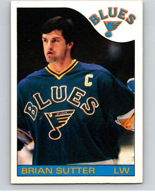 1985-86 O-Pee-Chee #135 Brian Sutter  St. Louis Blues  V56647 Image 1
