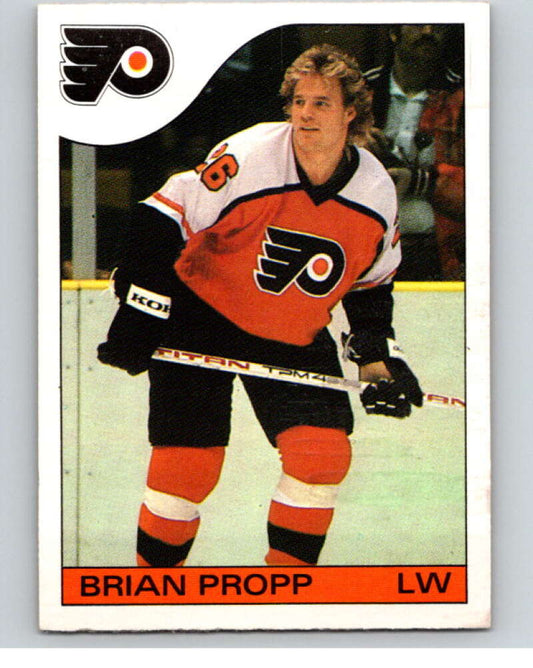 1985-86 O-Pee-Chee #141 Brian Propp  Philadelphia Flyers  V56661 Image 1