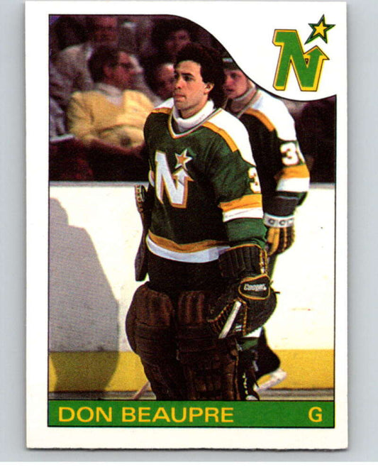 1985-86 O-Pee-Chee #142 Don Beaupre  Minnesota North Stars  V56664 Image 1