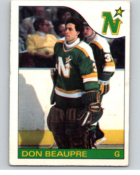 1985-86 O-Pee-Chee #142 Don Beaupre  Minnesota North Stars  V56665 Image 1