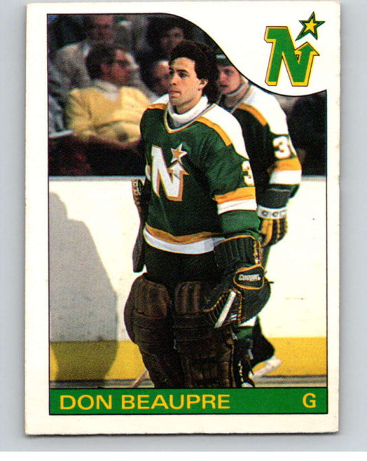 1985-86 O-Pee-Chee #142 Don Beaupre  Minnesota North Stars  V56666 Image 1