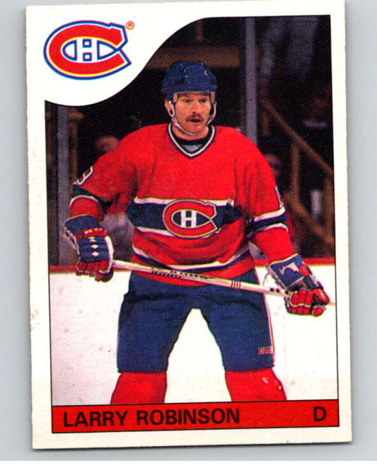 1985-86 O-Pee-Chee #147 Larry Robinson  Montreal Canadiens  V56678 Image 1